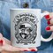 Vintage Skeleton Lovers Til' Death Do us Apart, Mug, Classic Antique Halloween Gift for Couples